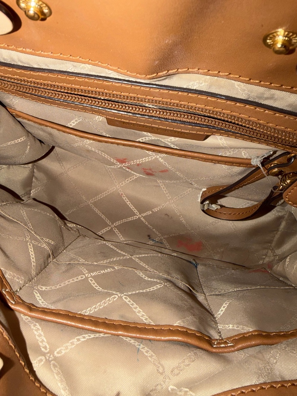 Authentic* Michael Kors Leather Backpack - Picture 15 of 15